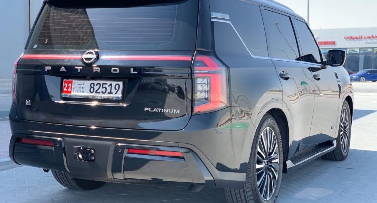 Nissan patrol platinum 2025 Gcc full option