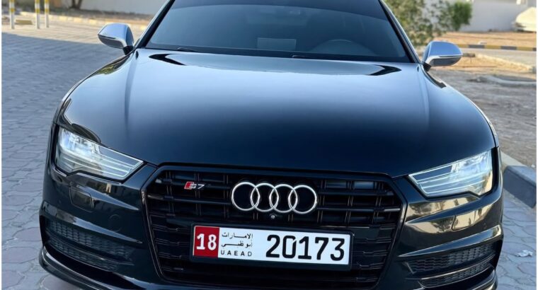 Audi S7 full option 2016 Gcc for sale