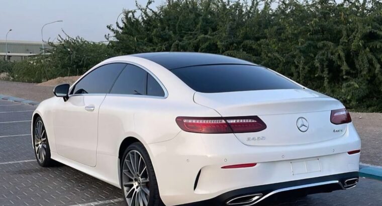 Mercedes E450 coupe 4matic 2021 USA imported