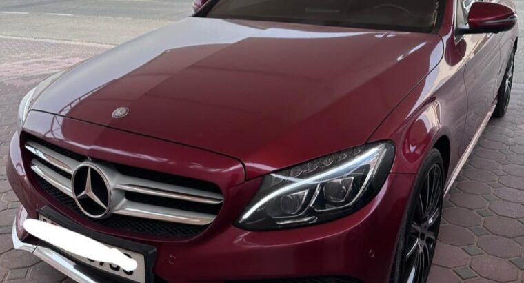 Mercedes C200 full option 2016 Gcc
