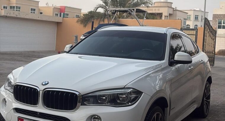 BMW X6 full option Gcc 2018 for sale
