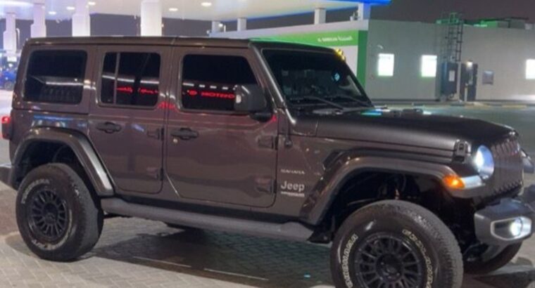 Jeep wrangler 2018 Gcc full option