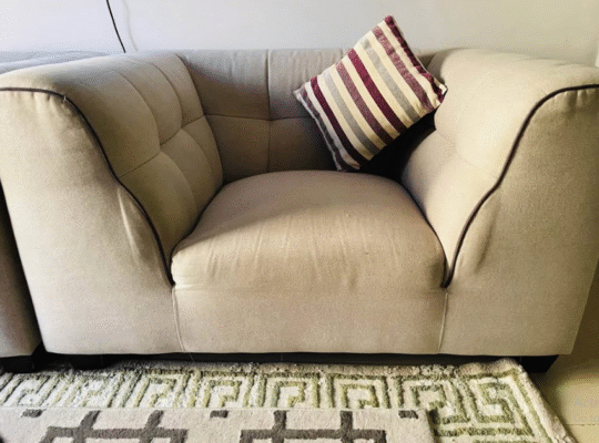 6 seater sofa (1+2+3) Light Gray for sale
