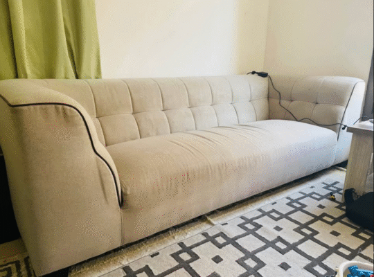 6 seater sofa (1+2+3) Light Gray for sale