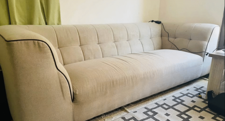 6 seater sofa (1+2+3) Light Gray for sale