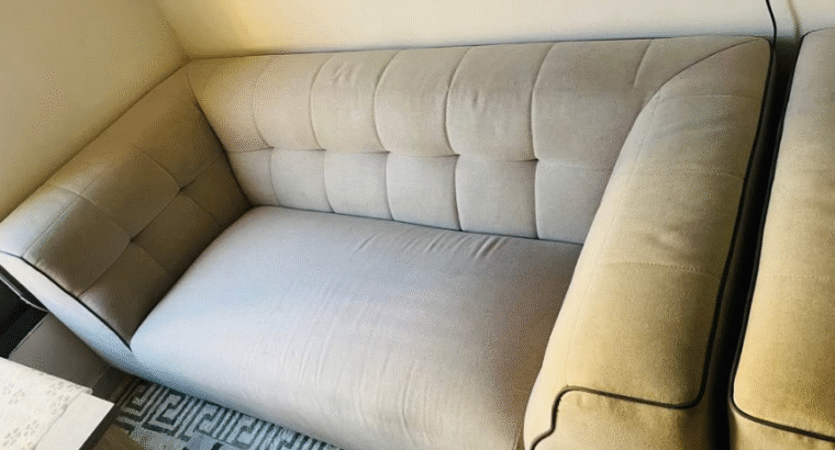 6 seater sofa (1+2+3) Light Gray for sale
