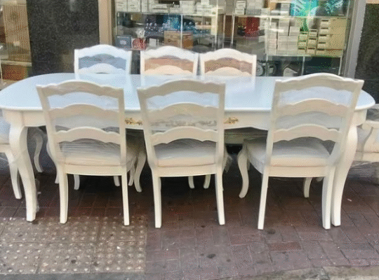 8 chair dining table for sale