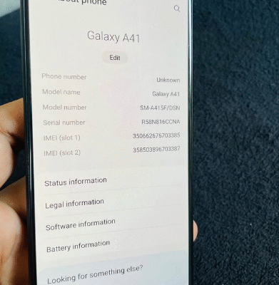 Samsung Galaxy A41 4Gb 64gb Dual sim for sale