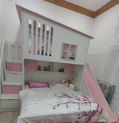 Baby bed with slide for sale