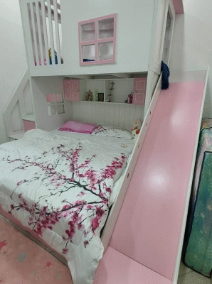 Baby bed with slide for sale