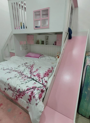Baby bed with slide for sale