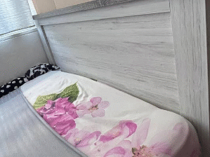Chevron Single Bed For Sale