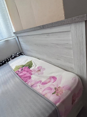 Chevron Single Bed For Sale