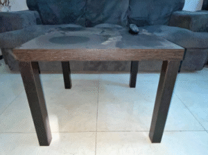 Centre Table + 4 Nos. Round Foot Stool for Sale