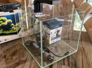 Ciano Cube Fish Tank with Glass Lid / LED For Sale