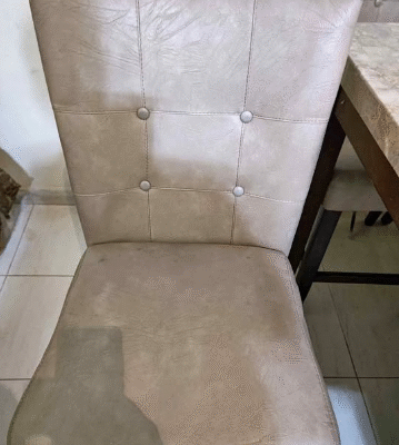 Dining Table 8 chairs Natural marble for sale