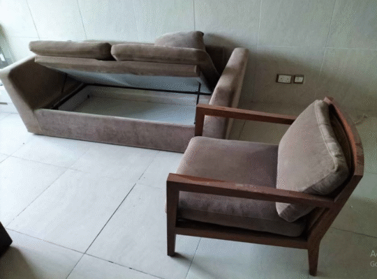 Feather filled sofa for sale