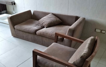 Feather filled sofa for sale