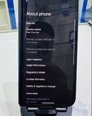 Google Pixel Fold in sleek black for sale
