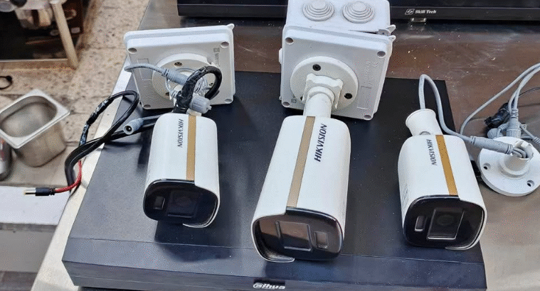 Hikvision cameras 11 pc with system for sale