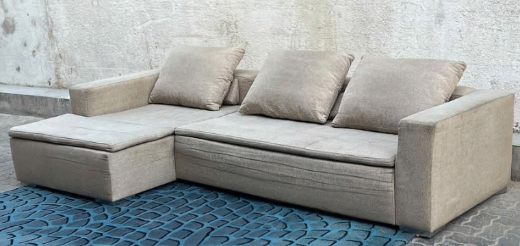 L shape sofa in good condition for sale