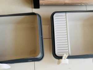 Litter boxes XL size semi covered anti splash for