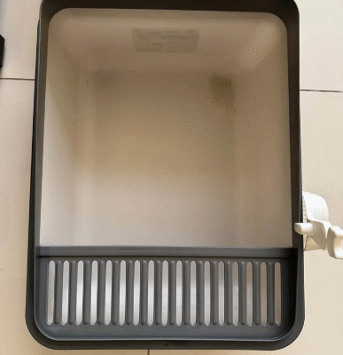 Litter boxes XL size semi covered anti splash for