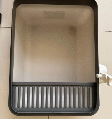 Litter boxes XL size semi covered anti splash for