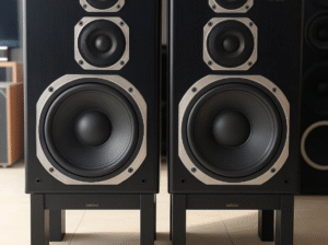 Heavy duty Mitsubishi Diatone vintage speakers for