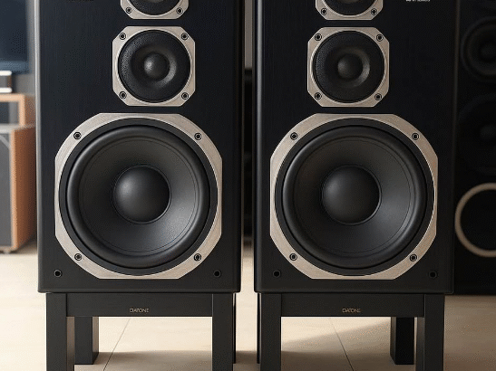 Heavy duty Mitsubishi Diatone vintage speakers for
