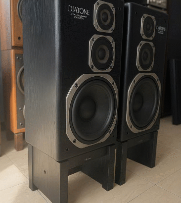 Heavy duty Mitsubishi Diatone vintage speakers for