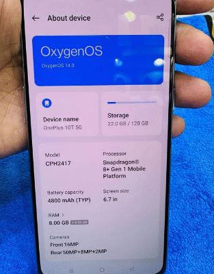 OnePlus 10T 5G 128 GB For Sale