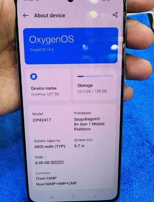 OnePlus 10T 5G 128 GB For Sale