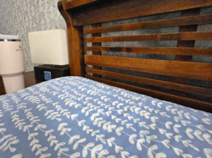 Solid wood Queen size bed for sale