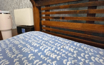 Solid wood Queen size bed for sale