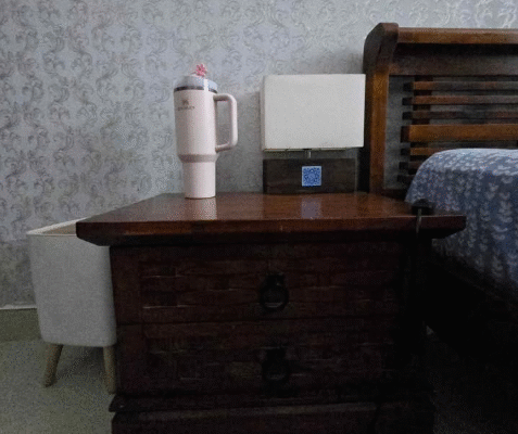 Solid wood Queen size bed for sale