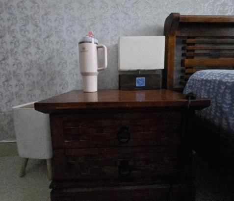 Solid wood Queen size bed for sale