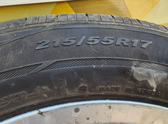 Rims with tyre 215/55 R17 for sale