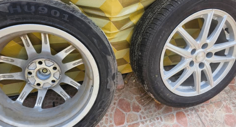 Rims with tyre 215/55 R17 for sale