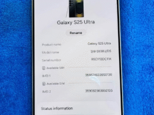 Samsang S25 ultra 512 For Sale