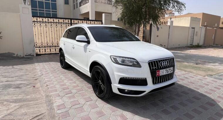Audi Q7 S-Line 2010 Gcc in good condition