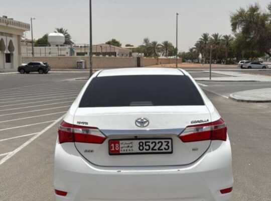 Toyota Corolla 2.0 Se+ Gcc 2015 for sale
