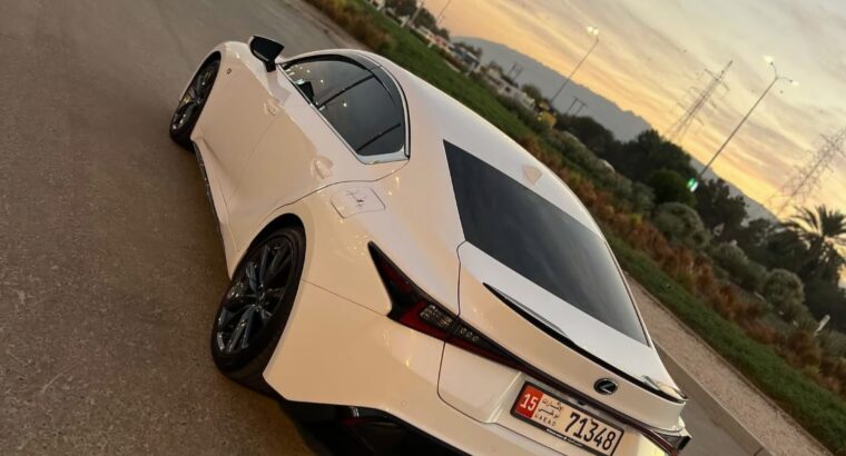 Lexus Is350F sport 2022 USA imported