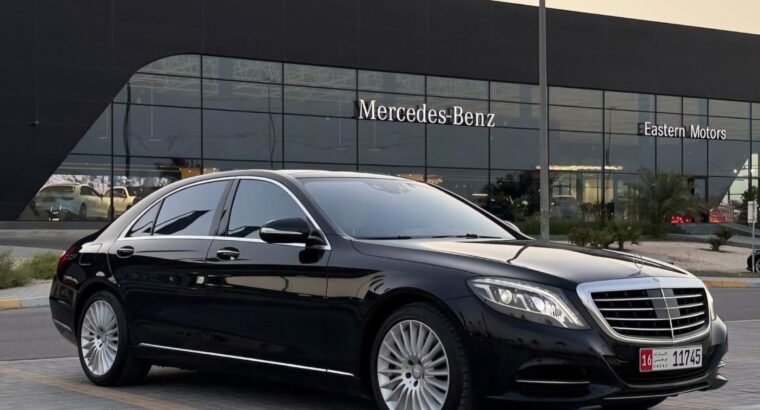Mercedes S500 fully loaded 2018 imported