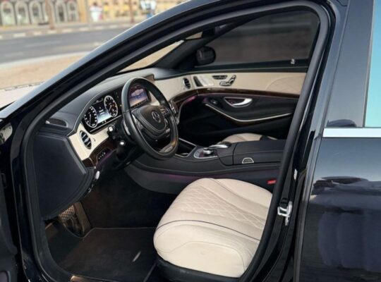 Mercedes S500 fully loaded 2018 imported