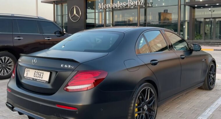 Mercedes E63s AMG 2018 Gcc full option