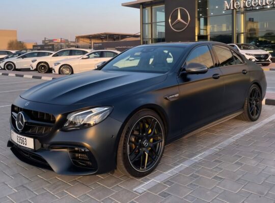 Mercedes E63s AMG 2018 Gcc full option