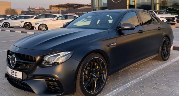 Mercedes E63s AMG 2018 Gcc full option