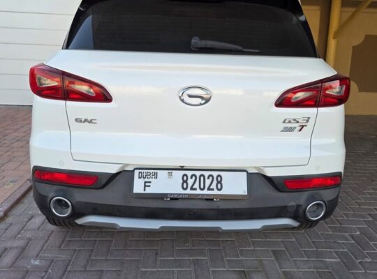 GAC Gs3 full option 2020 Gcc