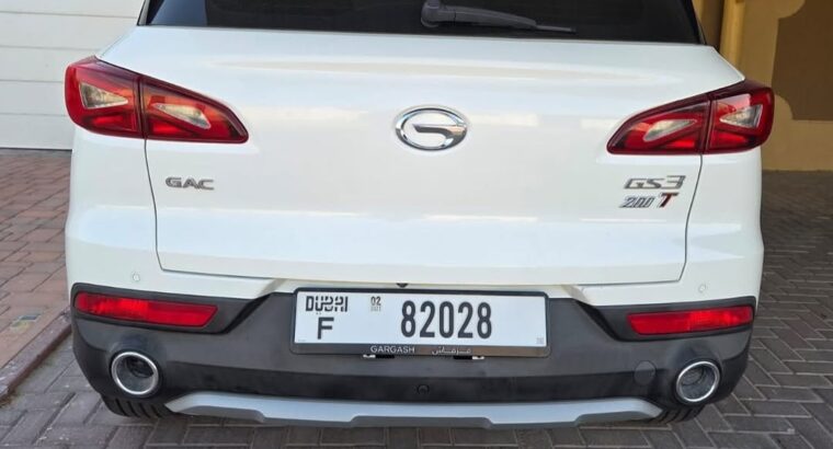 GAC Gs3 full option 2020 Gcc